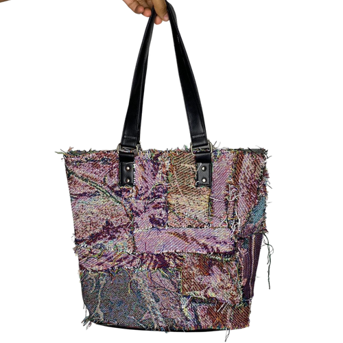 “Purple Chaos” Tote Bag