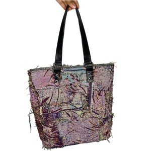 “Purple Chaos” Tote Bag