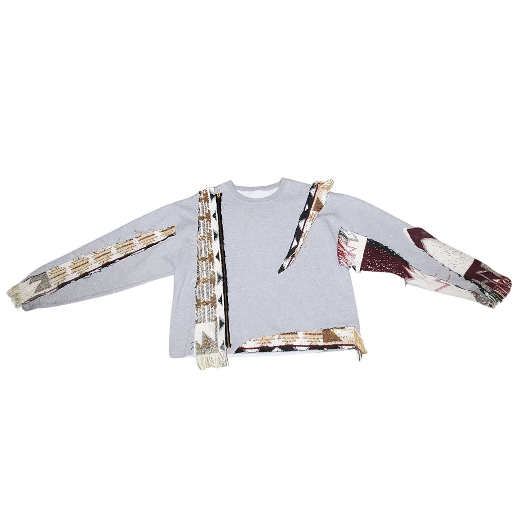 Abstract Grey Sweater